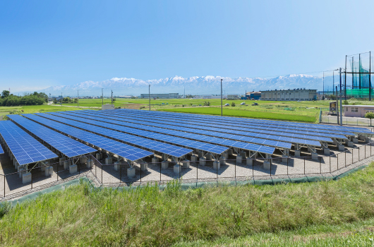 Fixed Tilt Mounting Solar Power Plant