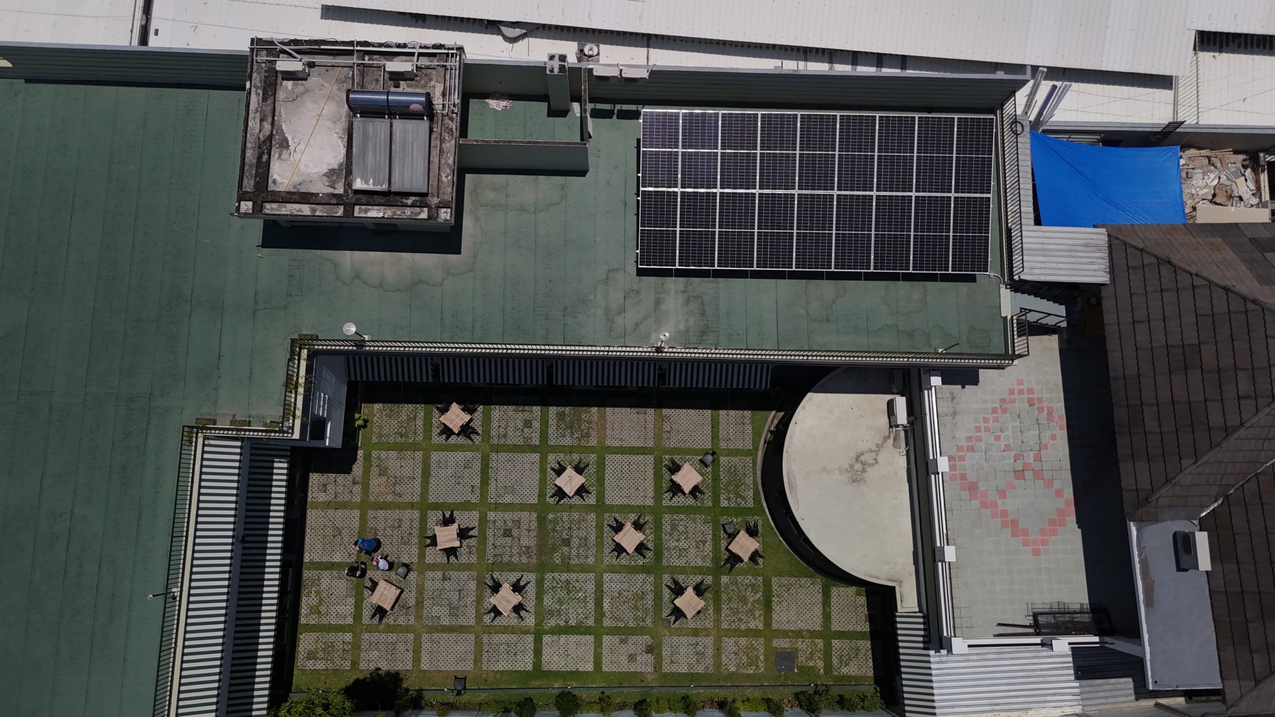 Rooftop Solar Power Plant at Wisma Bank Indonesia Makassar