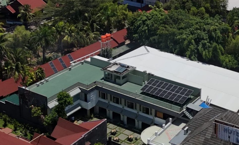 Rooftop Solar Power Plant at Wisma Bank Indonesia Makassar
